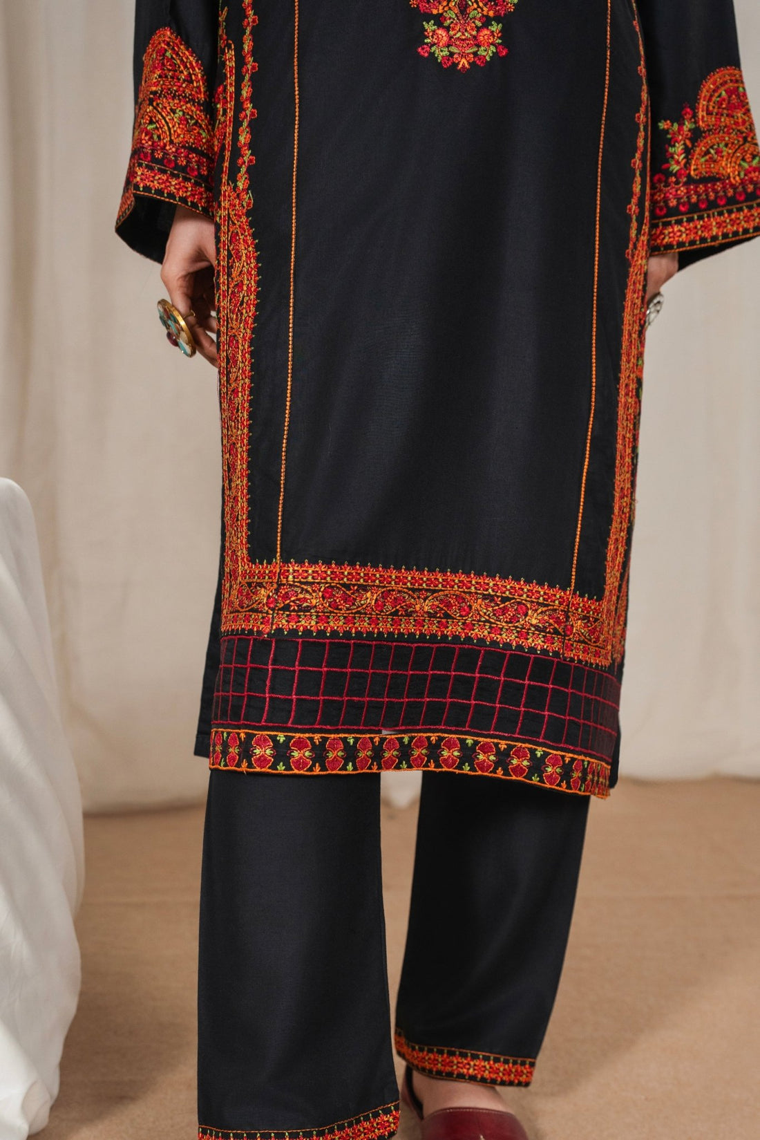 Zargul black 3pc dress