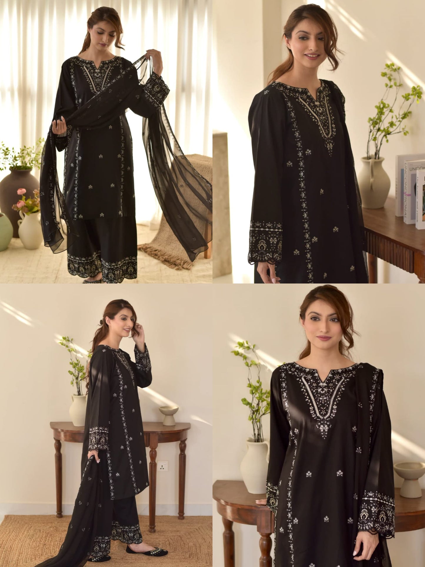 Bareen embroidery 3pc