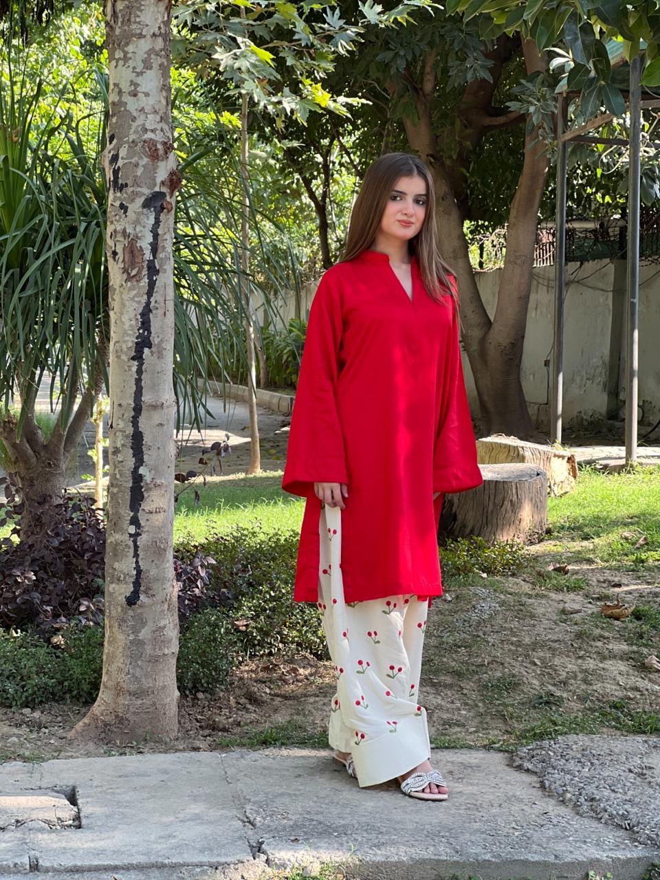 Cherry Farshi Shalwar 2pc