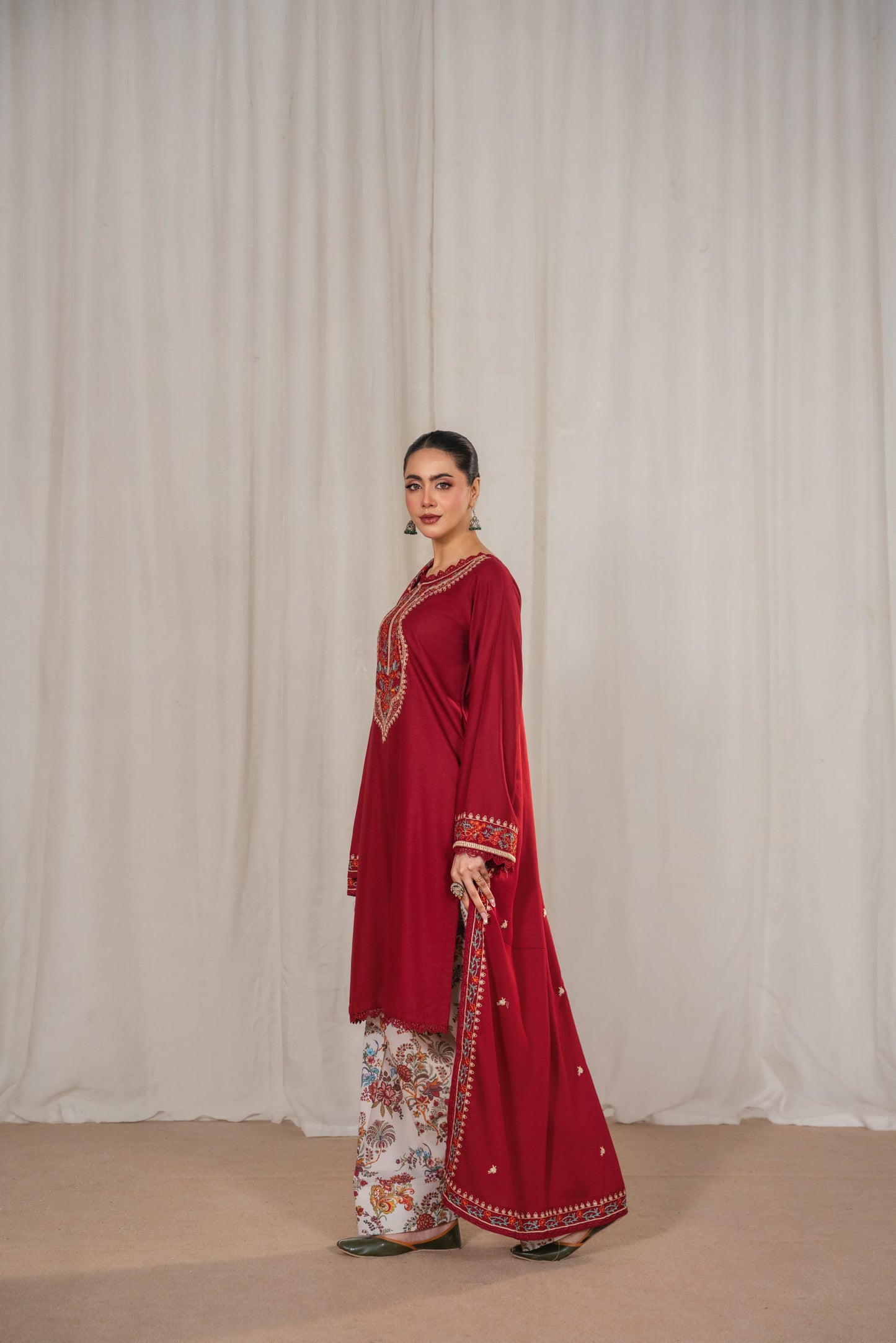 Kesar embroidery 3pc
