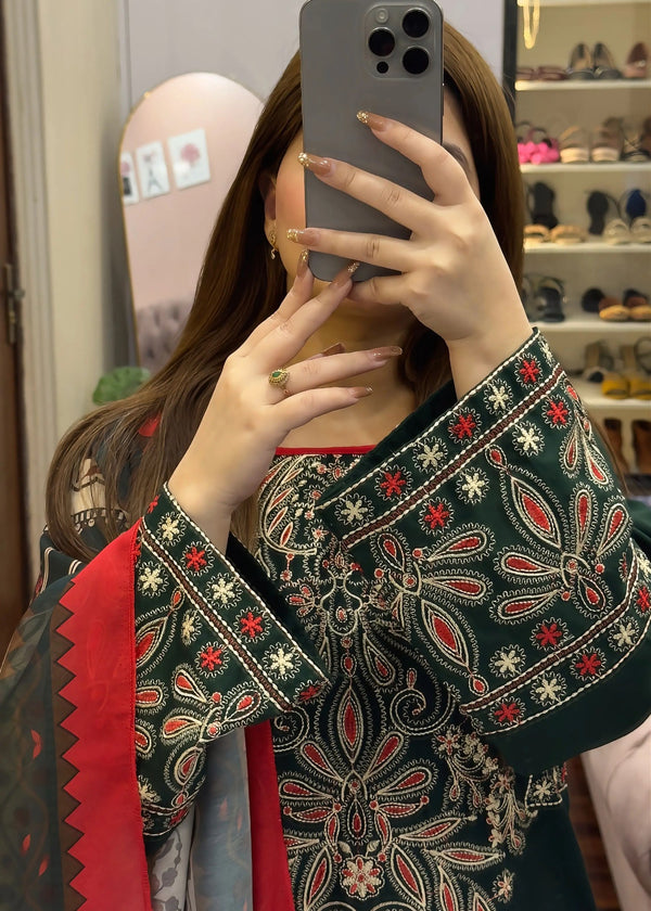 Dinaar embroidery 3pc