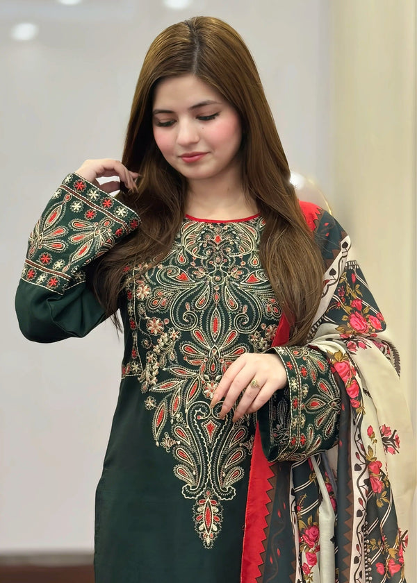 Dinaar embroidery 3pc