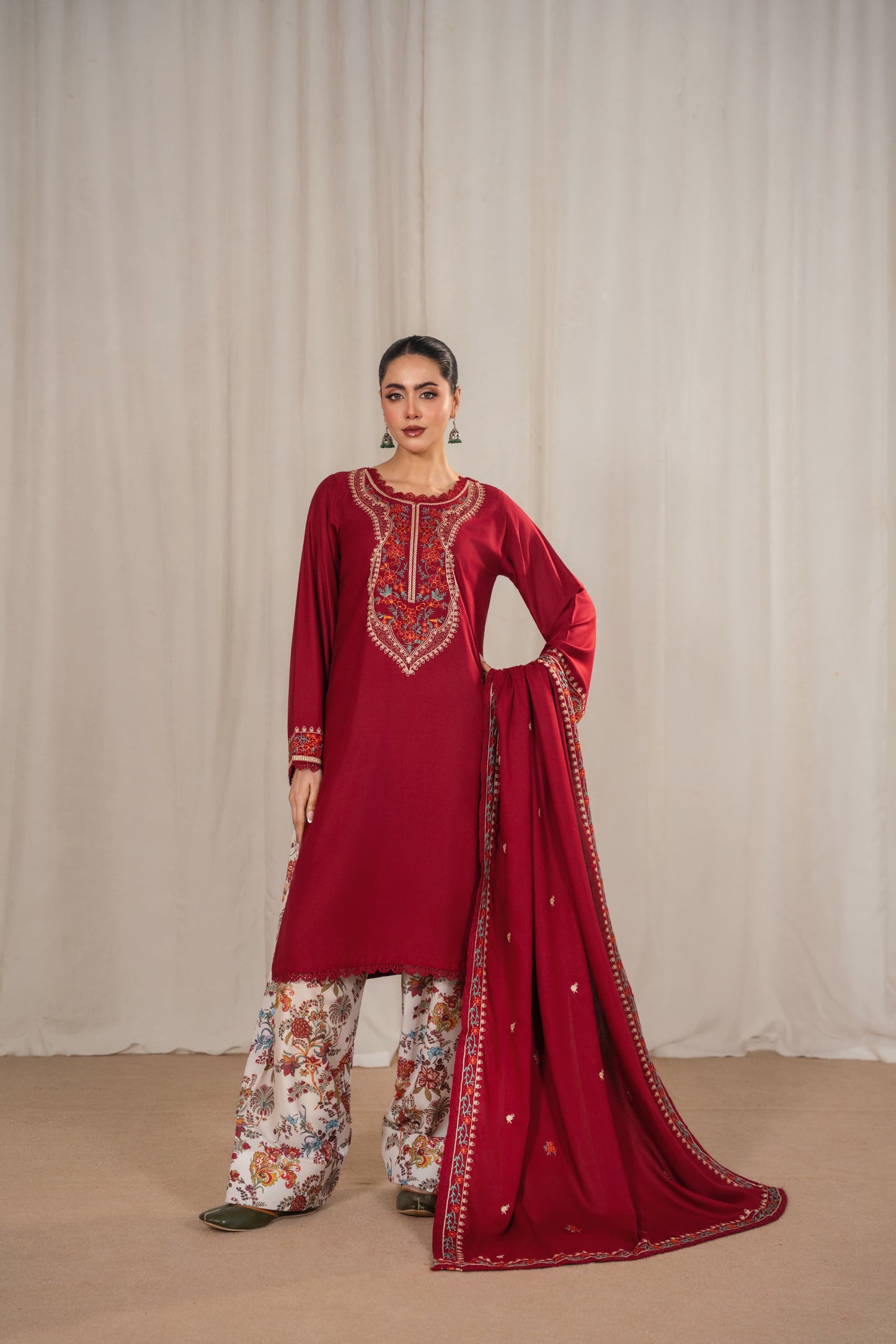 Kesar embroidery 3pc