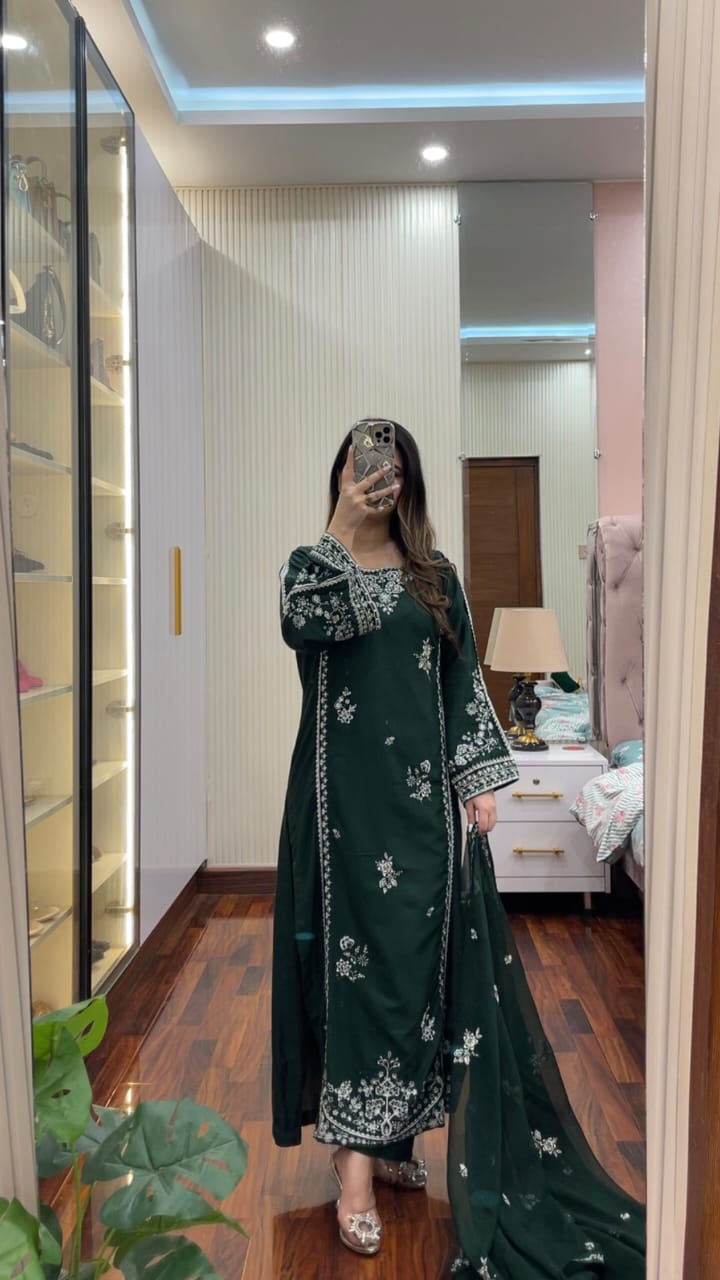 Grace embroidery 3pc