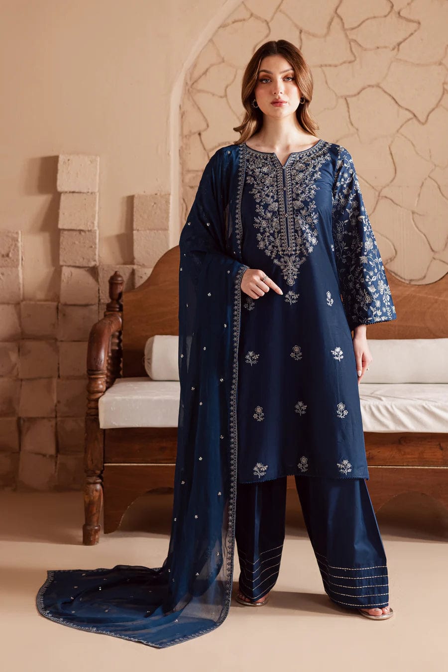 Fari embroided 3pc