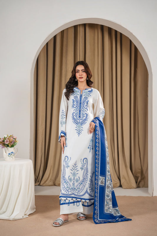 Fana embroidered 3pc
