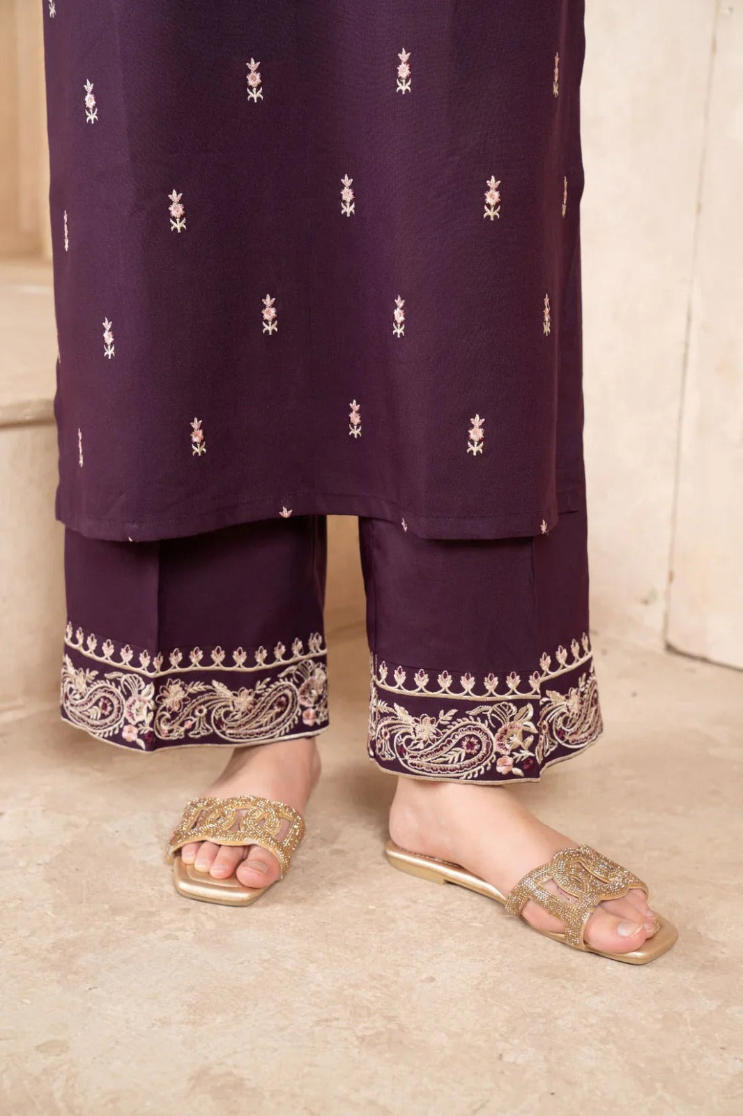 Naaz embroidery long length