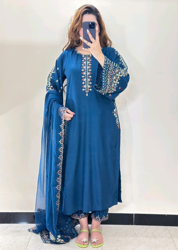 Mashal embroidered 3pc